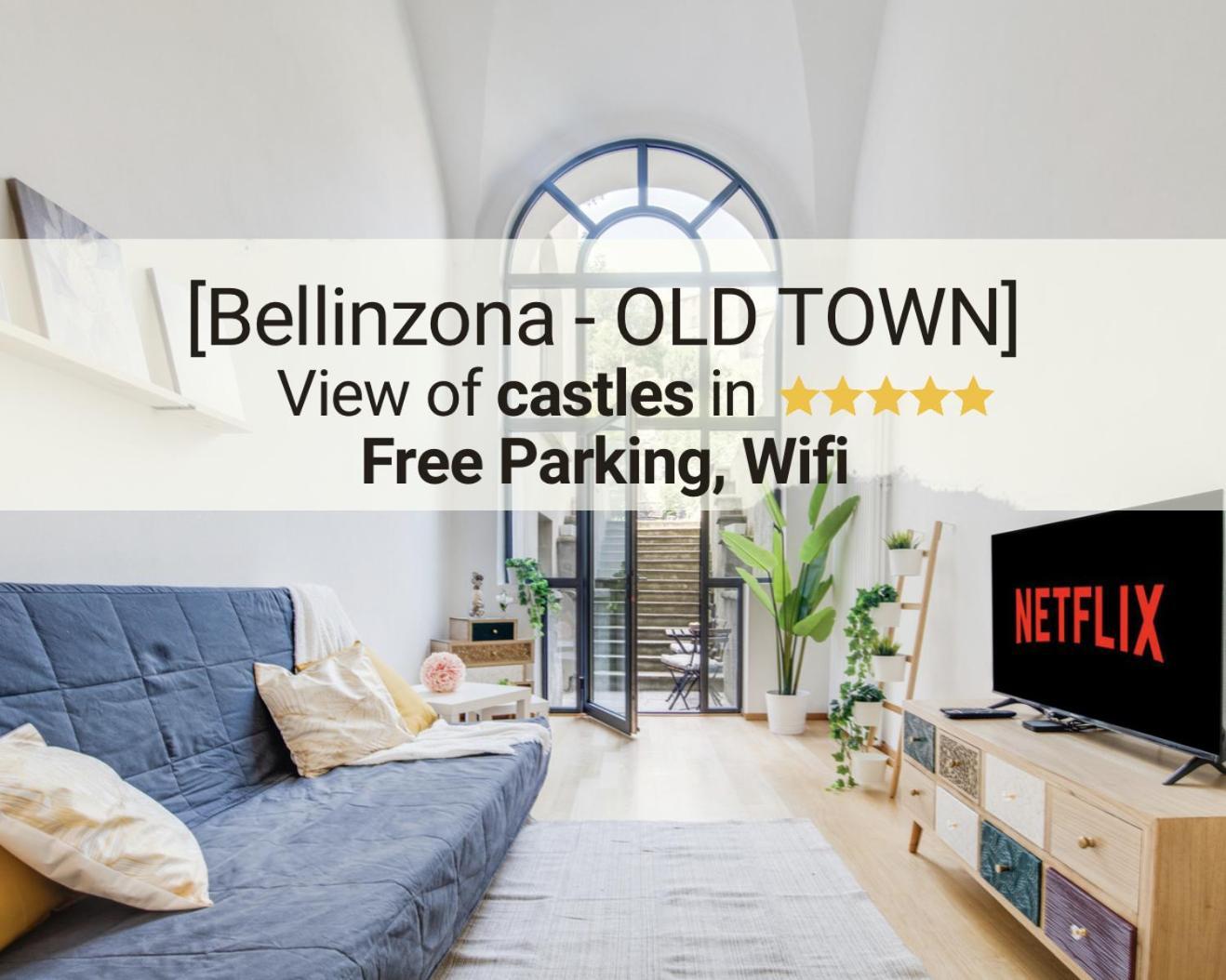 Bellinzona-Centro Storico Vista Castelli A ☆☆☆☆☆ Apartman Kültér fotó